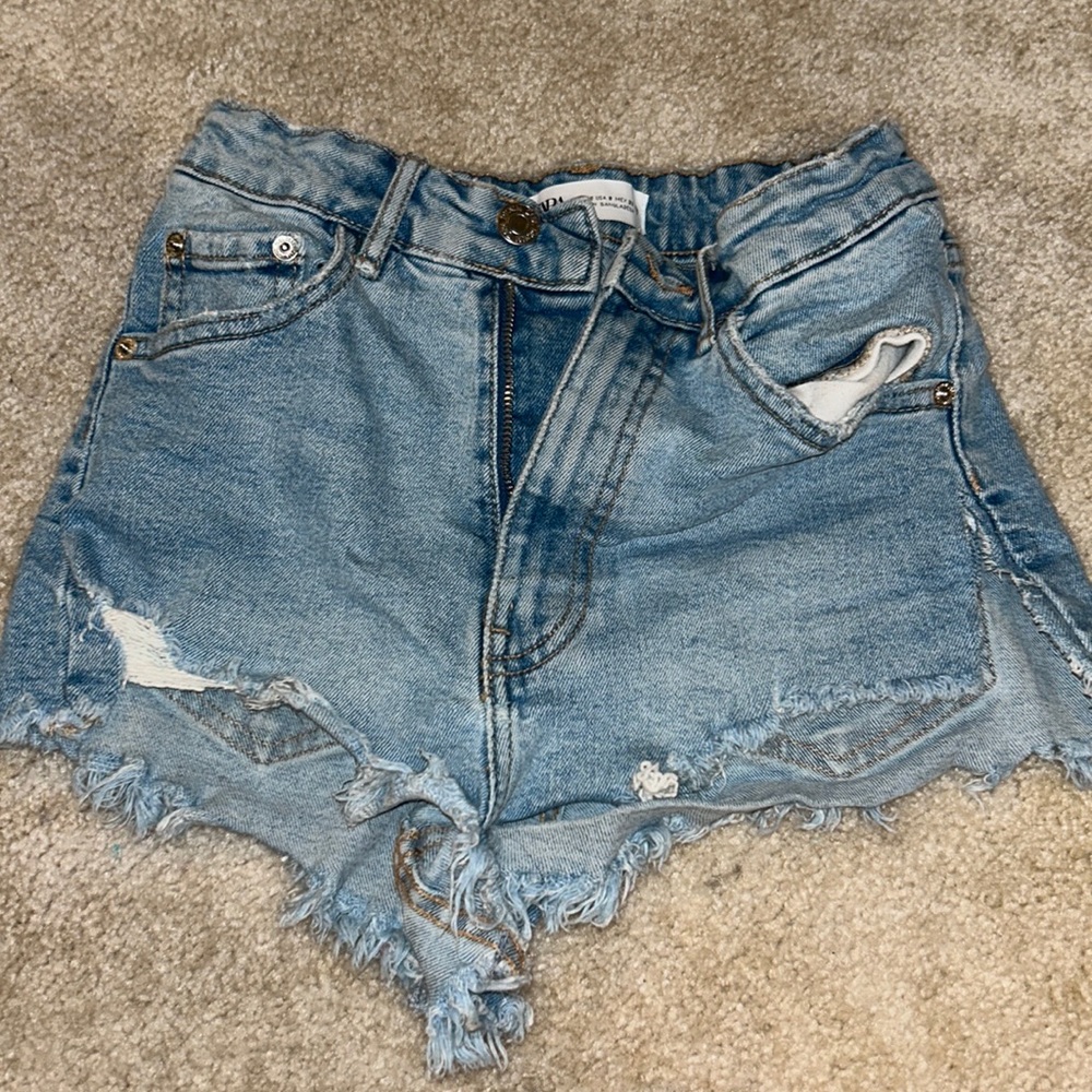 ZARA jeans shorts size 0